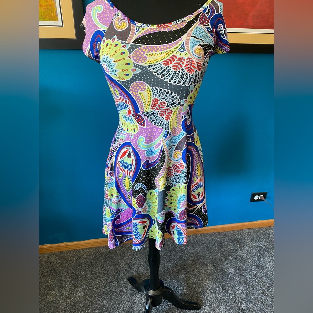 Colorful Paisley Dress